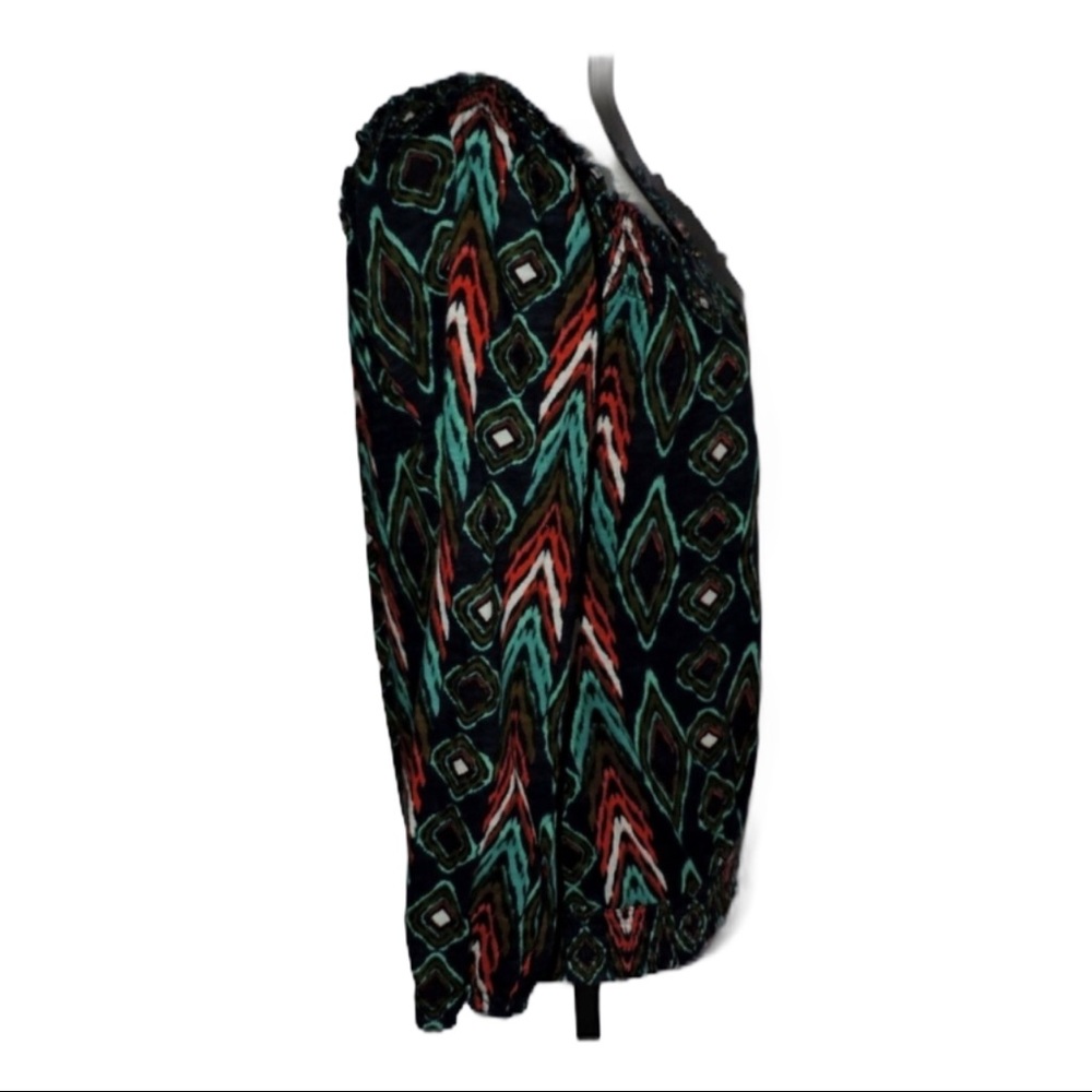 Lucky Brand Peacock Blouse - Picture 3 of 5